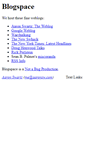 Mobile Screenshot of blogspace.com